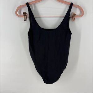 SKIMS Black Fitted Sleeveless Bodysuit